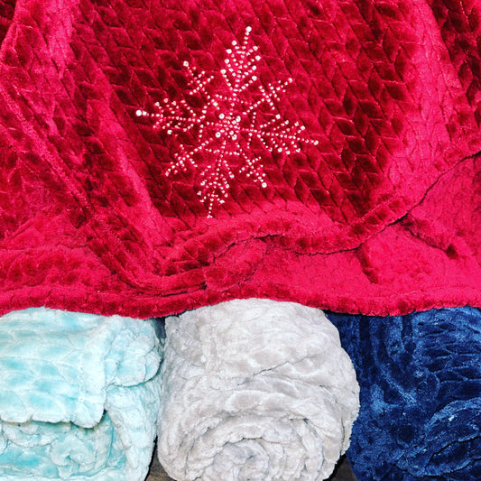 Sparkle Snowflake Blanket